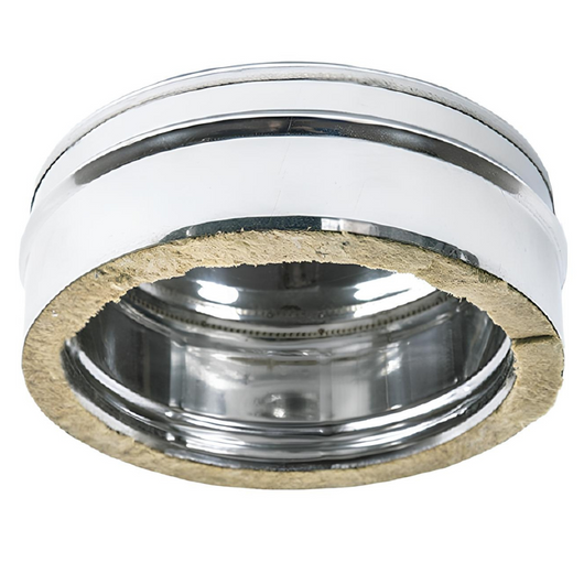 Tappo raccolta condensa acciaio doppia parete manutenzione canna fumaria *** misura Ø 200/250 mm, confezione 1