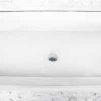 Pilozza lavabo calcestruzzo cemento serie muraglietto giardini lavanderie *** misure 100 x 50 x h.20 cm, confezione 1