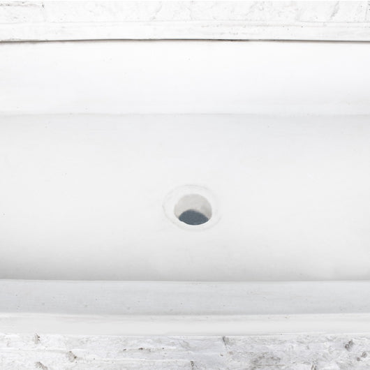 Pilozza lavabo calcestruzzo cemento serie muraglietto giardini lavanderie *** misure 45 x 42 x h.16 cm, confezione 1