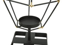 Porta Candela Bright Piramid Cm 15X13X29