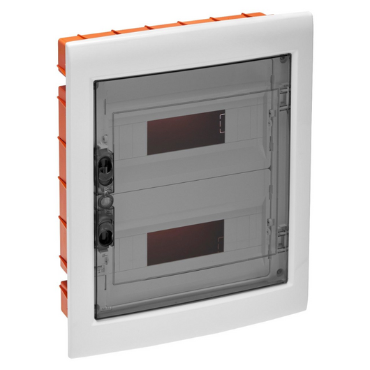 Gewiss centralini da incasso serie 40 cdi con porta fumé trasparente ip40 *** numero posti 36 moduli, confezione 1