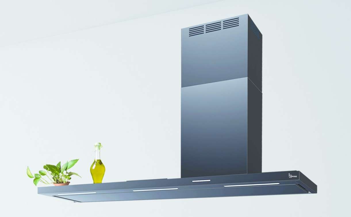 CAPPA ELEA PARETE cm150x50 camino Destro -Inox - 800 m3/h