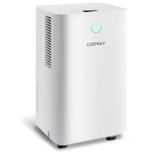 Deumidificatore capacità 14L/giorno serbatoio 2L 3 modalità 2 velocità design moderno per stanze fino a 15㎡ plastica bianca 20_0011704