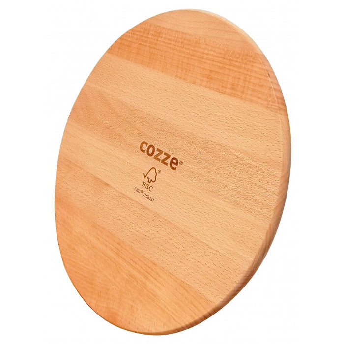 Tagliere per pizza in legno di faggio 350x12 mm COZZE by Ezooza