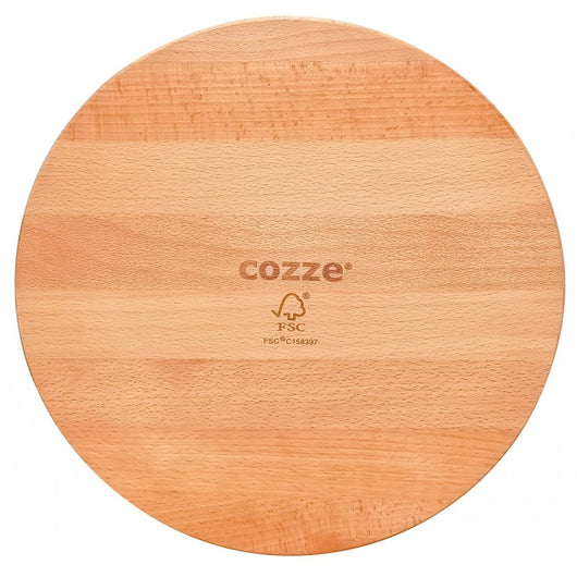 Tagliere per pizza in legno di faggio 350x12 mm COZZE by Ezooza
