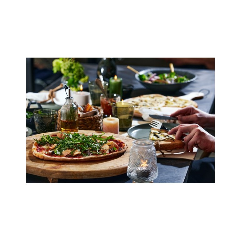 Tagliere per pizza in legno di faggio 350x12 mm COZZE by Ezooza