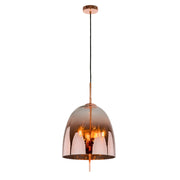 Italux Alan lampadario moderno rame 3xE14 Ø33cm IP20