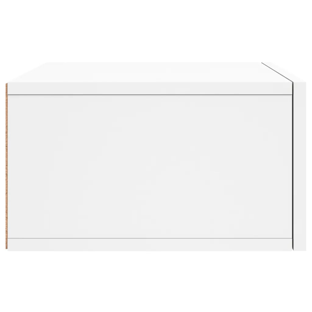 Comodini a Muro 2 pz Bianchi 35x35x20 cm 829773