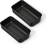 Set di forma per pane da forno a 2 pezzi in acciaio inossidabile antiaderente - forma per pane integrale - facile da sciogliere e pulire - 235 x 126 x 65 cm