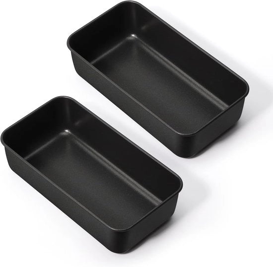 Set di forma per pane da forno a 2 pezzi in acciaio inossidabile antiaderente - forma per pane integrale - facile da sciogliere e pulire - 235 x 126 x 65 cm