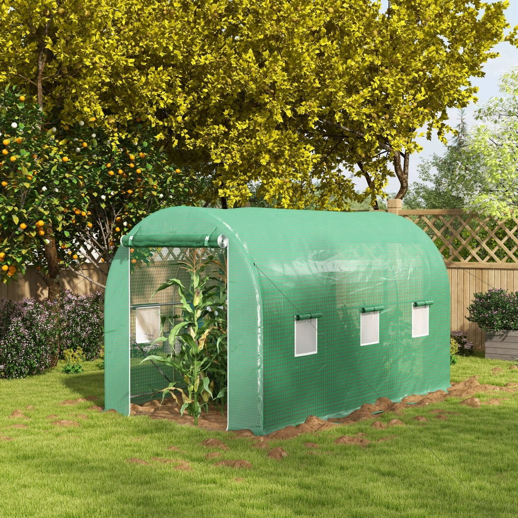Serra da Giardino Tunnel ¨C zephmum ¨C Verde 4L x 2l x 2.05H m