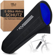 Batteria protettiva per bicicletta elettrica - 28-42 cm diametro telaio - copertura termica - protezione dalla neve e dalla sporcizia - protezione batteria in neoprene - colore blu