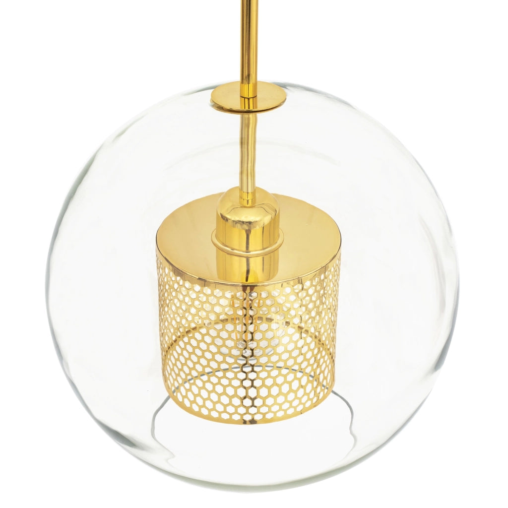 Lampada Pensile Di Vetro Oro Loft APP555-1CP 25cm