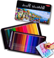 Set di pastelli aquarel 72 pezzi - disegno e colore in scatola di vetro con qualità premium