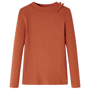 Maglietta da Bambina a Maniche Lunghe Cognac 92cod mxl 108438