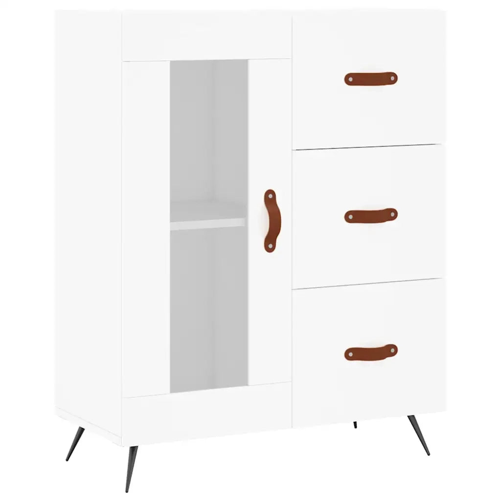 Credenza Bianca 69,5x34x90 cm in Legno Multistratocod mxl 126907