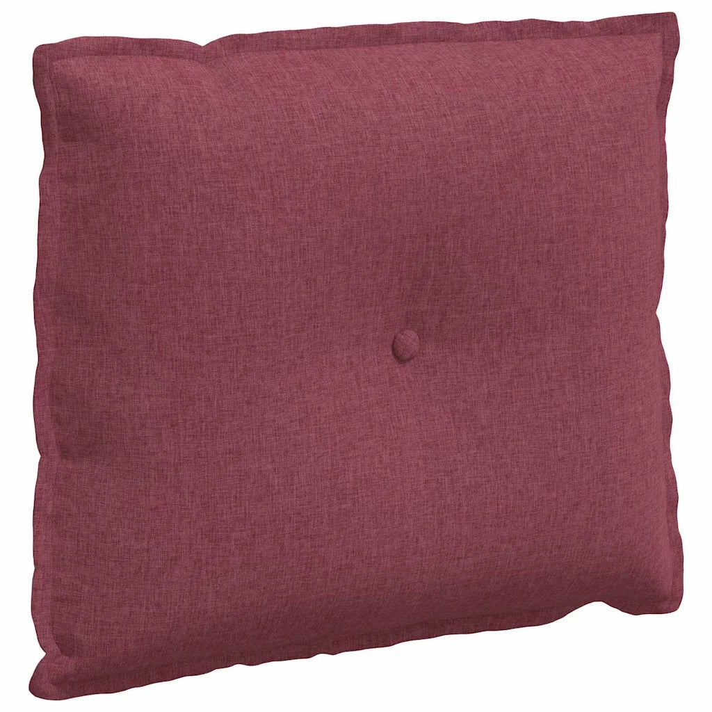 Cuscino per Schiena | Cuscino dorsale Rosso Vino 60 x 19 x 50 cm Tessuto