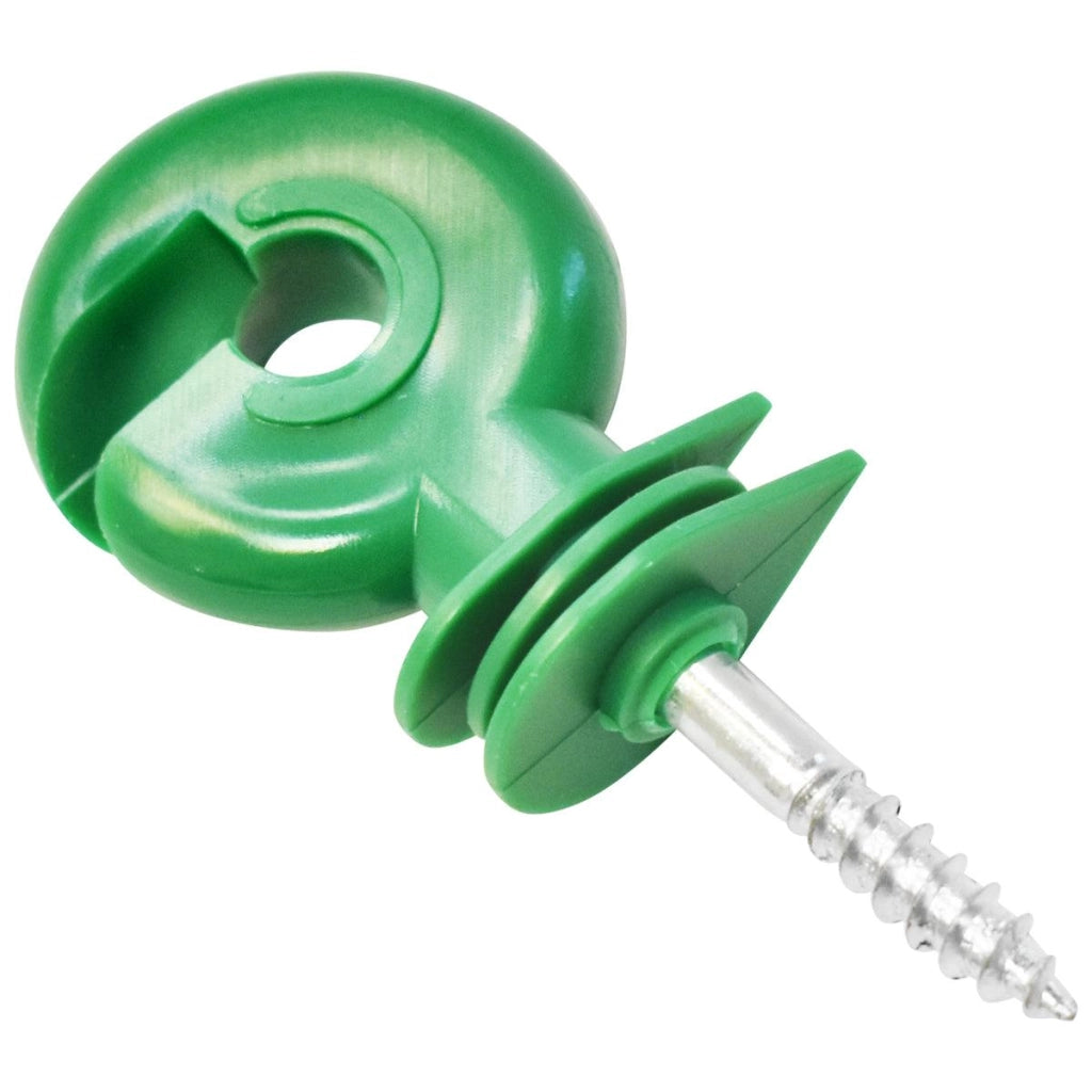 Isolatori ad Anello per RECINTO ELETTRICO Ø5.2mm 80x35mm per Pali in Legno recinzioni elettriche Mezofarm
