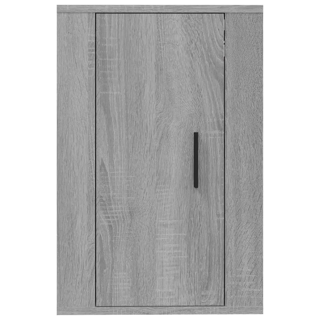 Mobili Porta TV a Parete 2 pz Grigio Sonoma 40x34,5x60 cm 816669