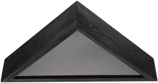 Sostegno Bandiera Trilaterale - Decorazione Per Parete - Sostegno Bandiera in Legno - Ambientalmente Pieno - Duraturo - Forma Elegante - Stendardo Bandiera