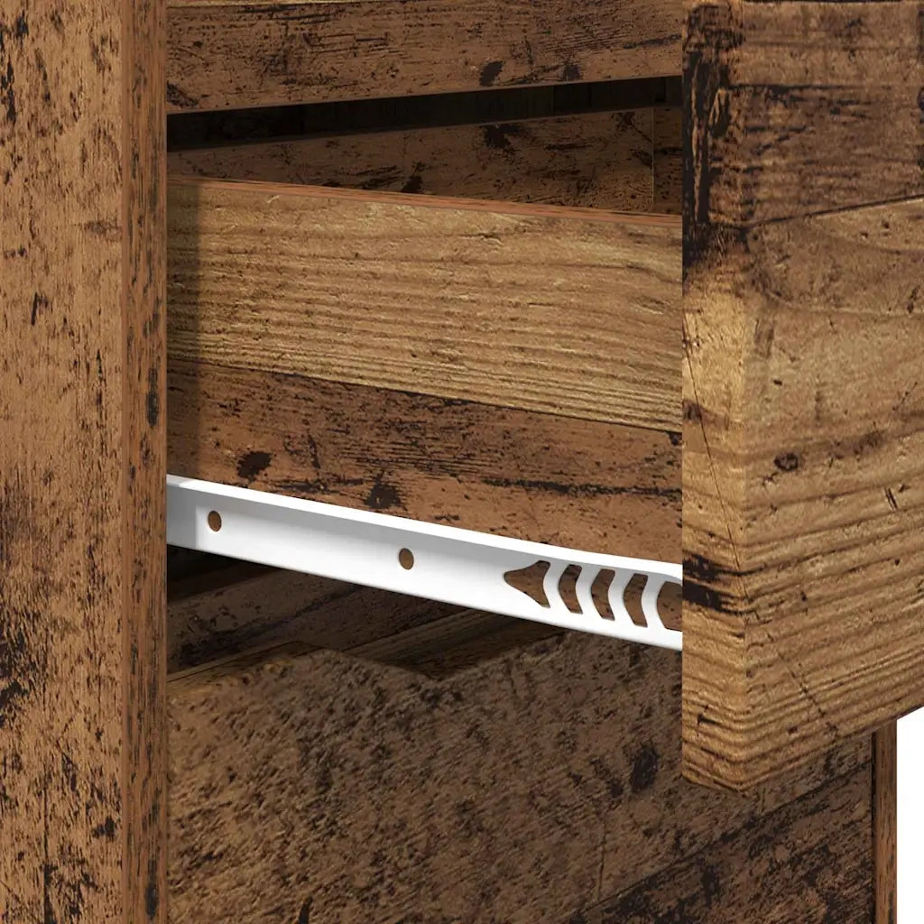 Comodini 2 pcs Legno vecchio 40 x 30 x 467 cm Legno multistrato 888924