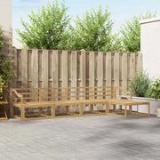 Set di divani da esterno 5 pcs Bianco 325 x 162,5 x 73 cm 3386318
