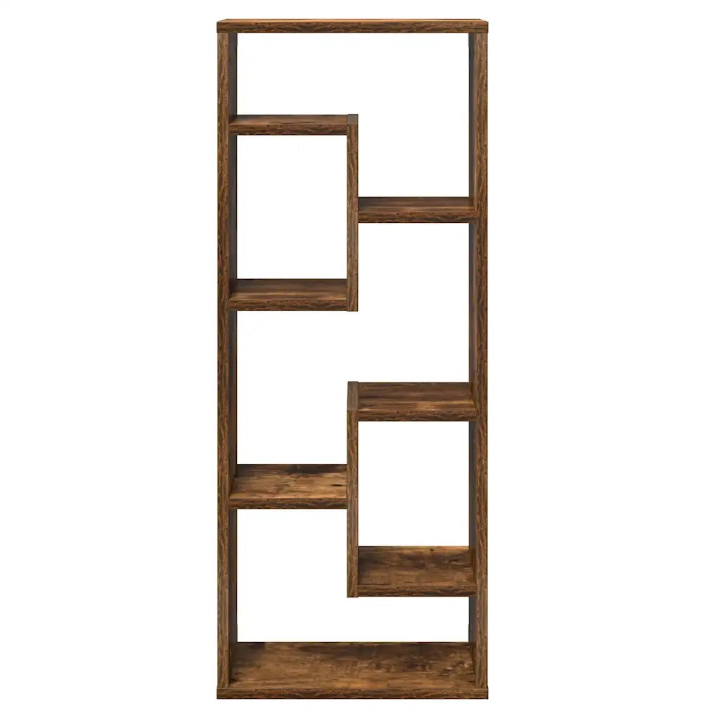 Mensola a Muro Rovere Fumo 36x16x90 cm in Legno Multistrato cod mxl 51747