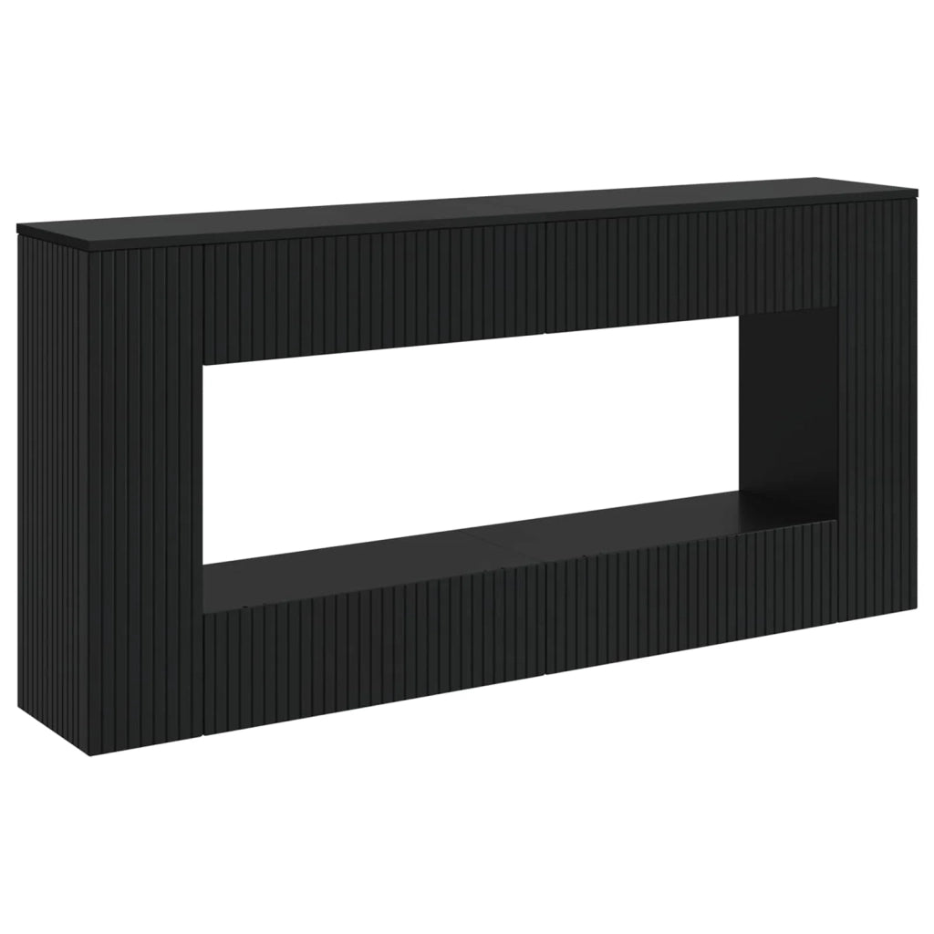 Tavolo consolle Nero 155 x 29 x 74 cm Legno ingegnerizzato 899887