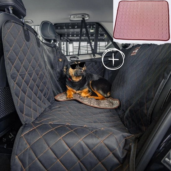 Protezione posteriore per cani inclusa coperta per cani - impermeabile con protezione laterale e finestrino di osservazione, resistente ai graffi - qualità premium