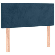 Testiera | Testata Blu scuro 90x5x78/88 cm in Tessuto