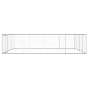 Canile da Esterno in Acciaio Zincato 760x760x185 cm 145037