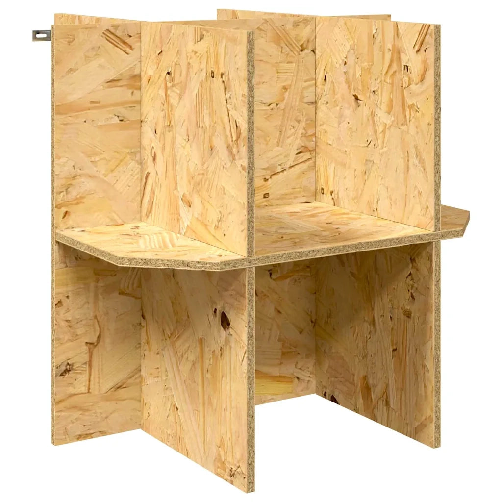 Base per Terrario Marrone 50 x 50 x 50 cm OSB CFW7746734