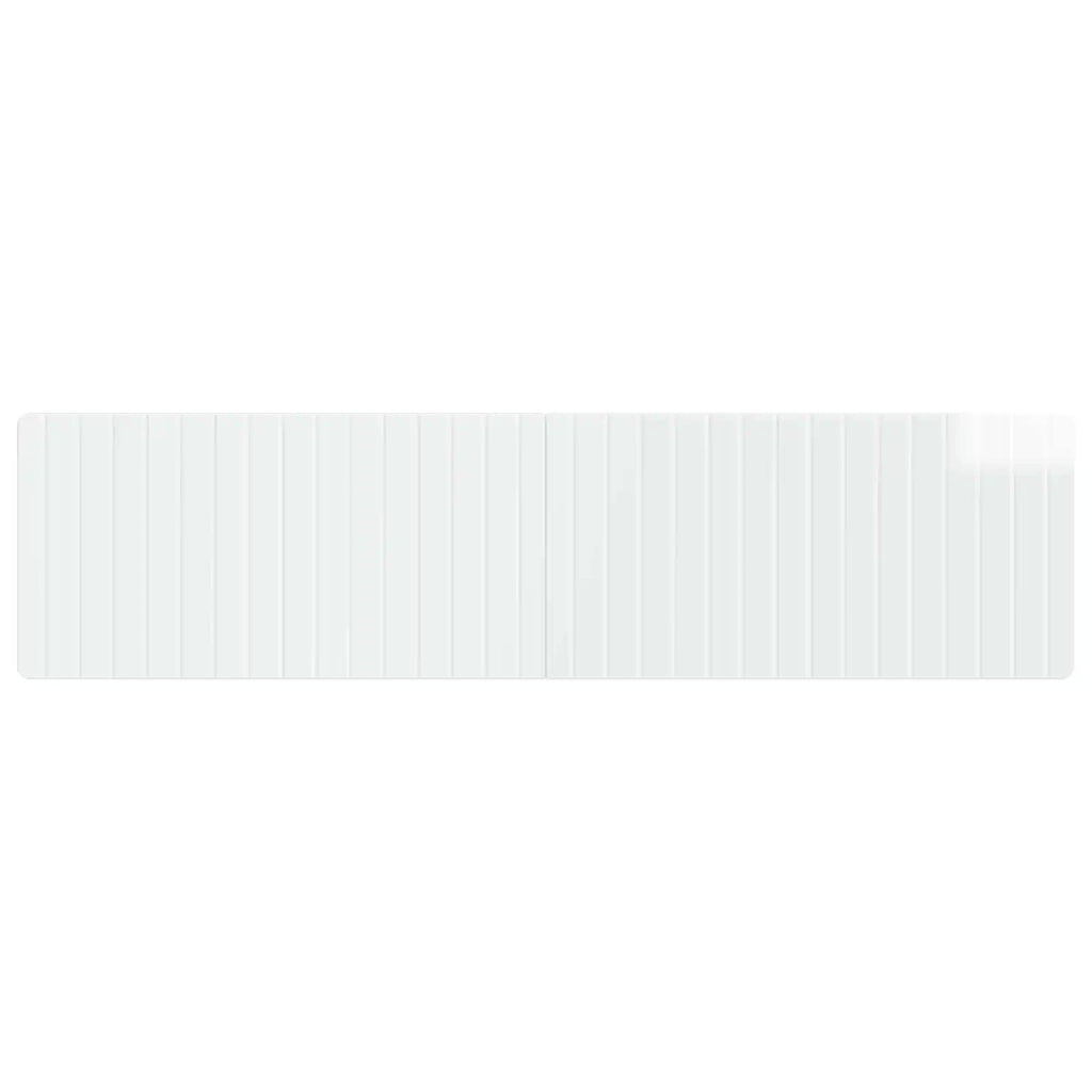 Testiera da Muro ZWOLLE Bianco Lucido Legno ingegnerizzato 896489