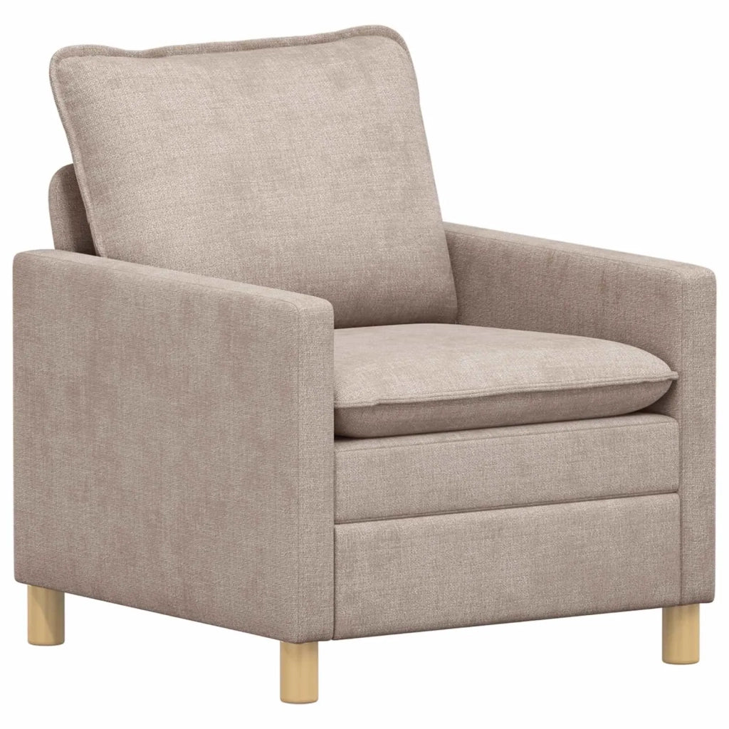 Divano | Divano da soggiorno | Sofa Beige 76 x 81 x 87,5 cm Poliestere