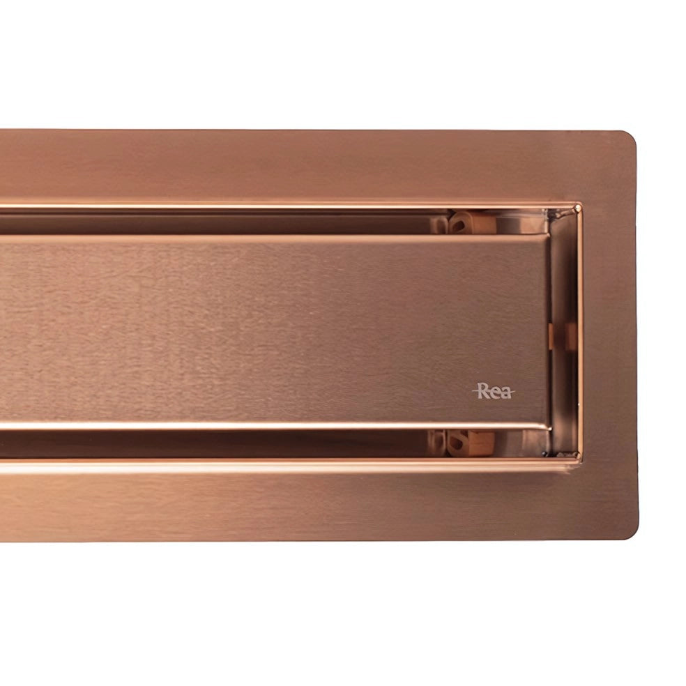 Scarico Lineare Neox Brush Copper 100