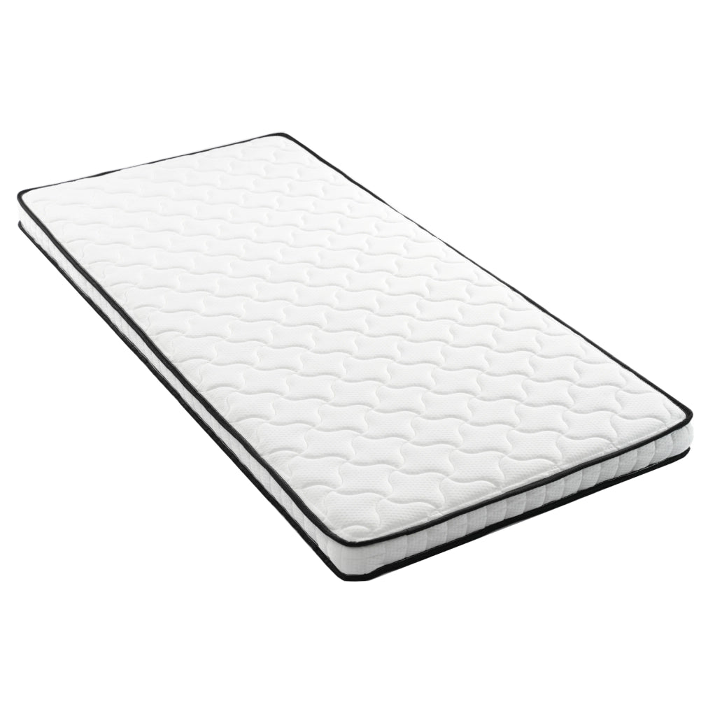 Materasso a molle ergonomico 90x190 cm; spessore 12 cm; bianco; arrotolato