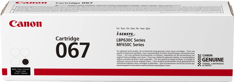 Canon 067 cartuccia toner 1 pz Originale Nero