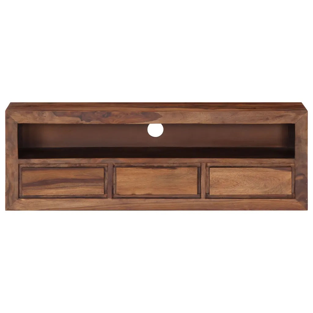 Mobile Porta TV-Credenza TV 120x30x40 cm in Legno Massello di Acacia