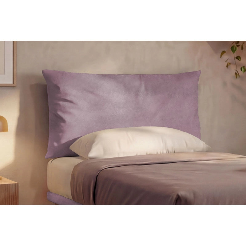 Letto imbottito Singolo 80x190 cm Soft - Con rete,Glicine,Microfibra