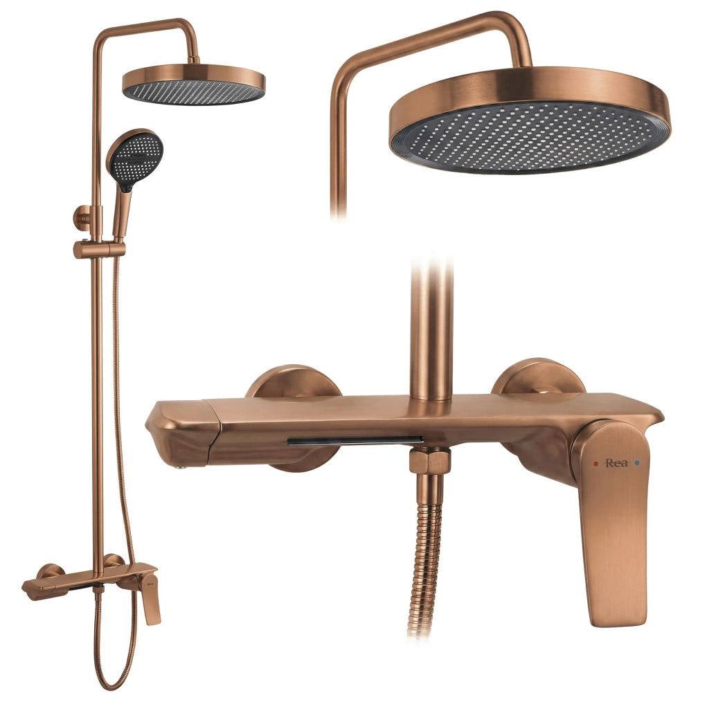 Set Doccia Rea Vision Brush Copper
