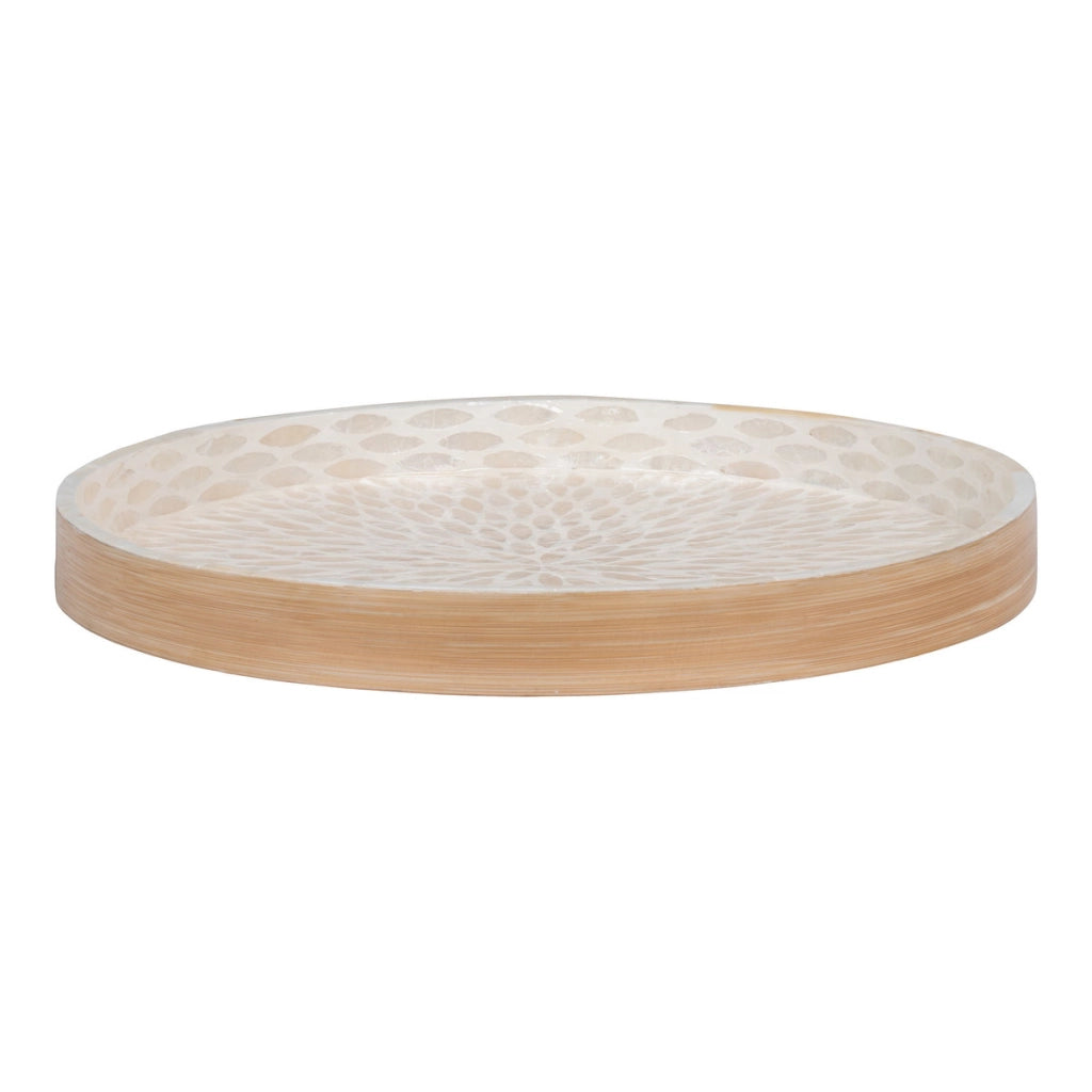 Vassoio HN34, Beige, Bamboo, 40x40x3,5 cm