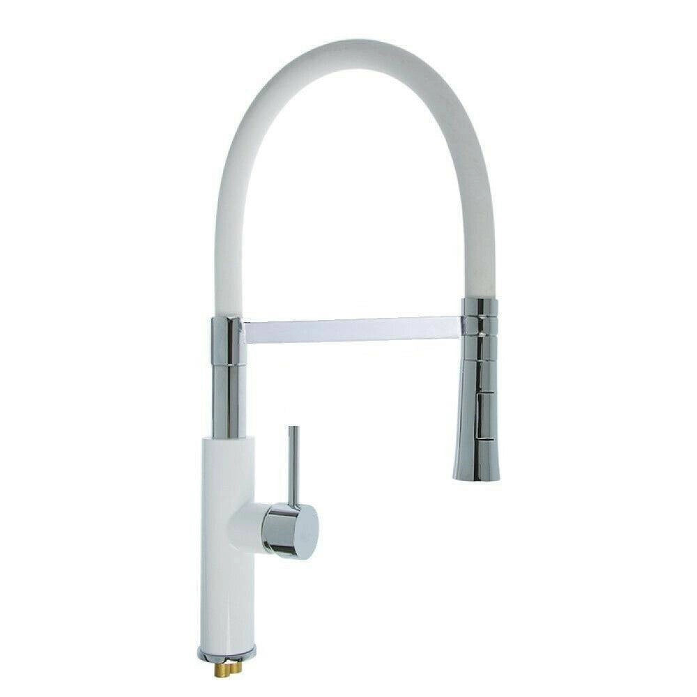 Trade Shop - Miscelatore Rubinetto Lavello Cucina Con Doccetta Monocomando Canna Alta 59594 -