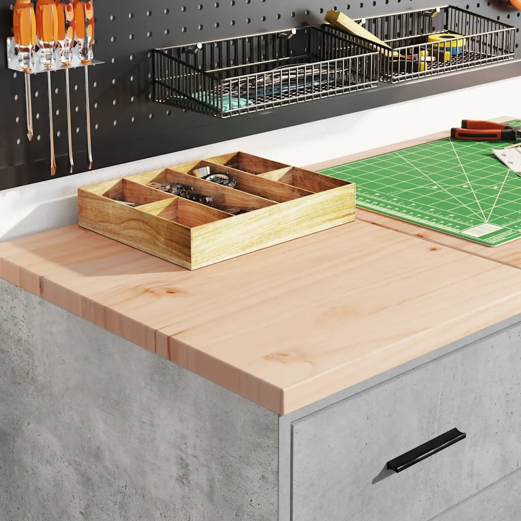 vidaXL Armadietto da Garage Grigio cemento 40x51x85 cm