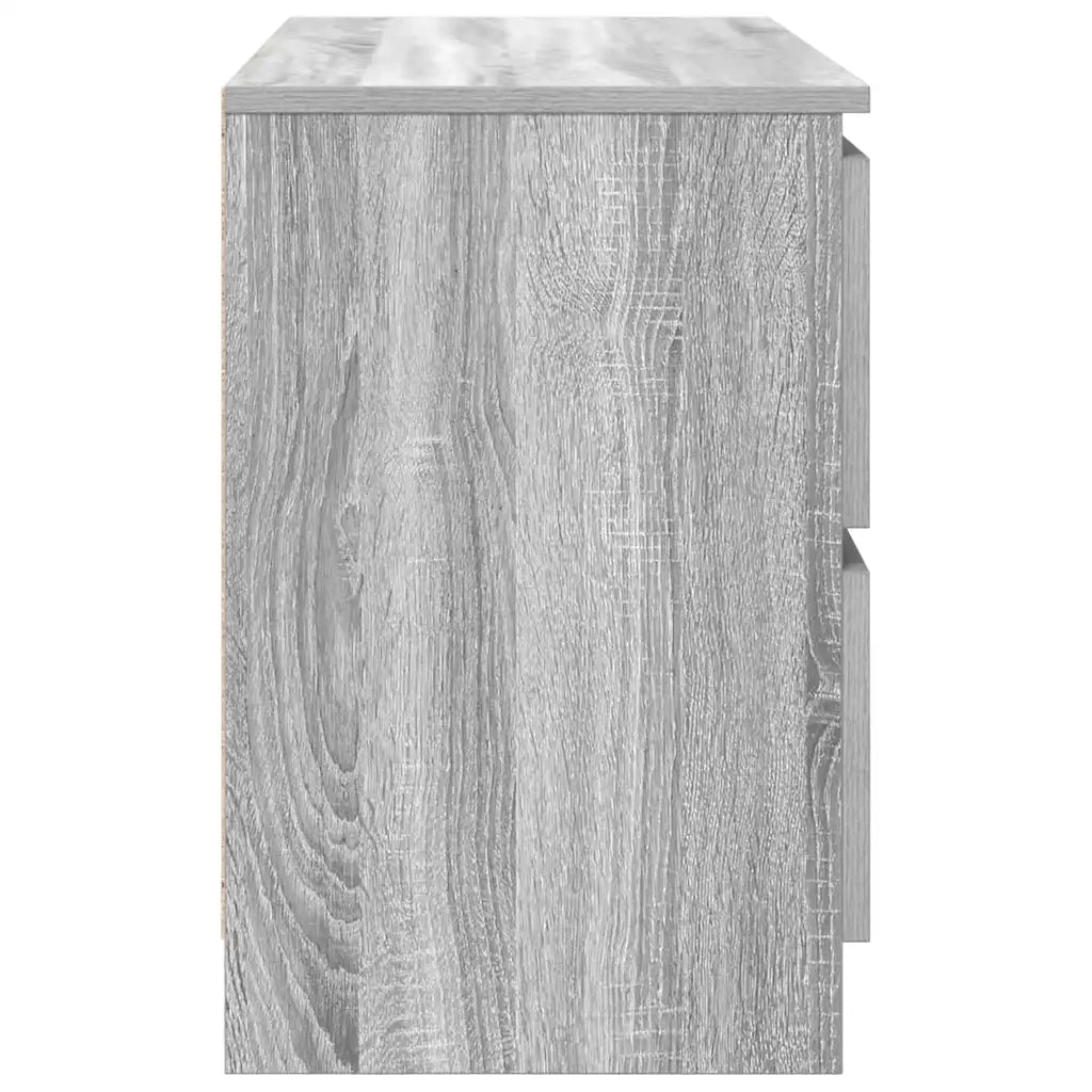 Mobile Porta TV Grigio Sonoma 80x35x54 cm in Legno Multistrato