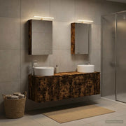 Set di Armadi da Bagno 5 pcs Rovere Fumo Legno ingegnerizzato 3406555