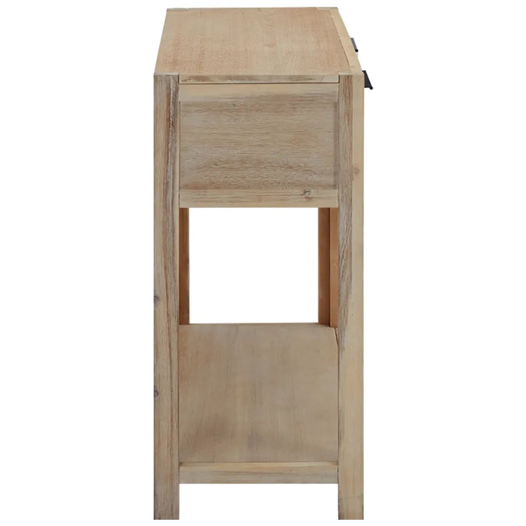 Tavolo Consolle 82x33x73 cm in Legno Massello di Acacia cod mxl 29804