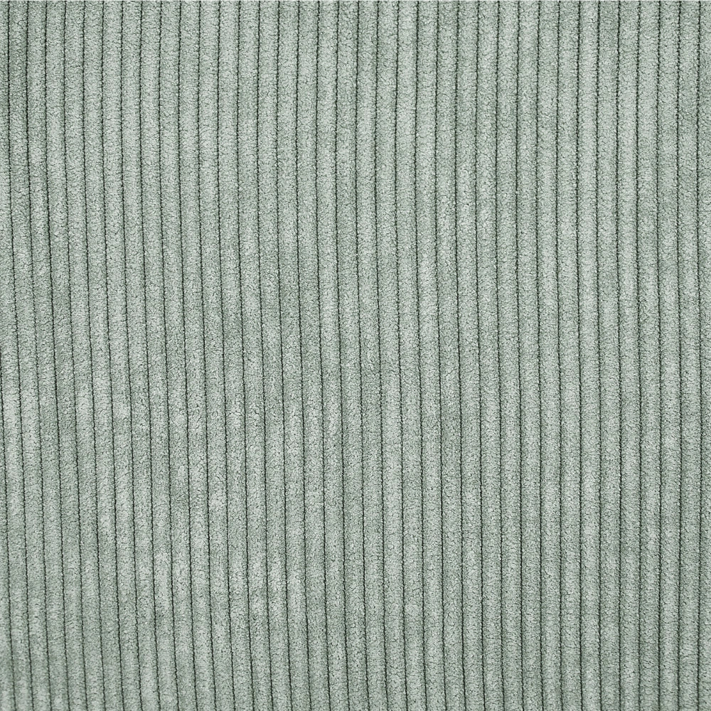 Set di 2 cuscini decorativi in velluto a coste verde chiaro 47 x 27 cm stile moderno tradizionale