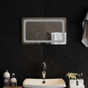 Specchio da bagno LED Trasparente 50 x 30 cm vetro temperato 42045830