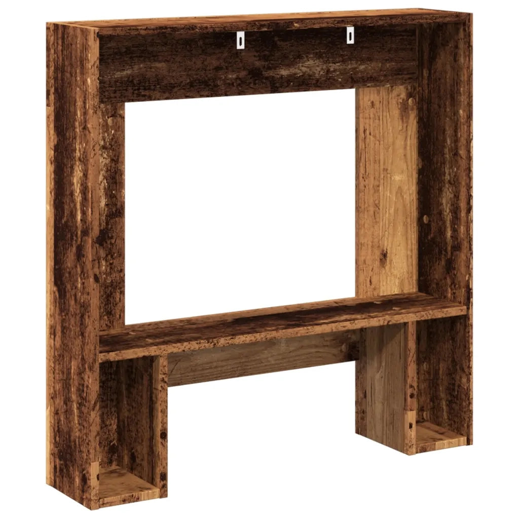 Cornice per Camino Legno Antico 81x18x82 cm in Truciolato CFW8562947