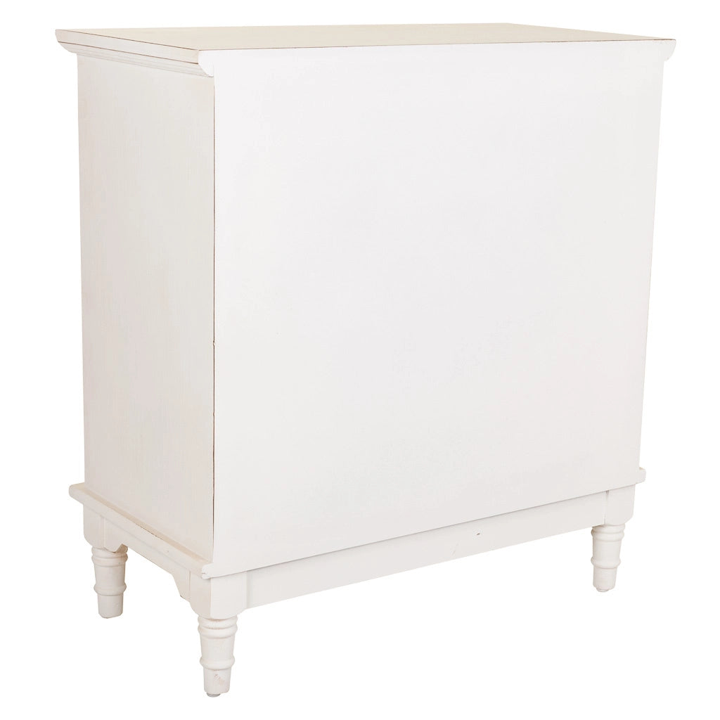 Mobile da ingresso in legno bianco 73x36,5x78h